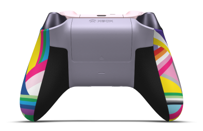 Xbox ワイヤレス コントローラー - Body: Pride, D-Pads: Soft Pink (Metallic), Thumbsticks: Soft Purple
