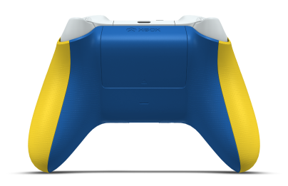 Manette sans fil Xbox - Cuerpo: Amarillo rayo, Crucetas: Azul brillante, Palancas de mando: Azul brillante