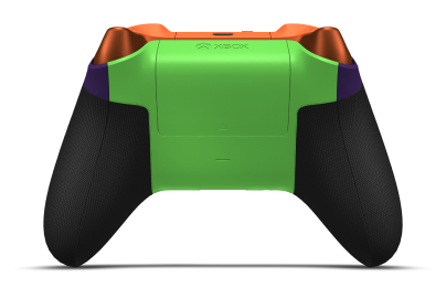 Xbox Wireless Controller - Body: Astral Purple, D-Pads: Velocity Green (Metallic), Thumbsticks: Zest Orange