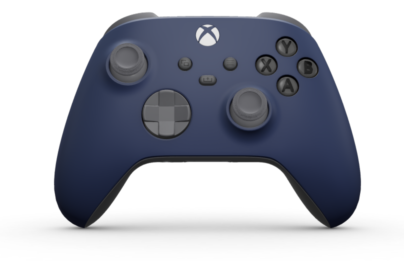 Xbox Wireless Controller - Hoveddel: Midnatsblå, D-blokke: Stormgrå, Thumbsticks: Stormgrå
