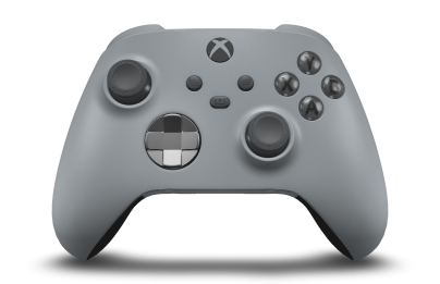 Xbox Wireless Controller - Body: Ash Grey, D-Pads: Storm Gray (Metallic), Thumbsticks: Storm Grey