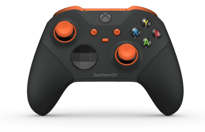Xbox Elite Wireless Controller Series 2 – Core - Body: Carbon Black + Rubberized Grips, D-pad: Facet, Carbon Black (Metal), Back: Carbon Black + Rubberized Grips