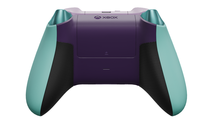 Xbox Wireless Controller - 몸체: 글레이셔 블루, 방향 패드: 아스트랄 퍼플(메탈릭), 엄지스틱: 아스트랄 퍼플