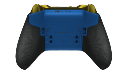 Xbox Elite Wireless Controller Series 2 - Core - Body: Shock Blue + Rubberised Grips, D-pad: Facet, Photon Blue (Metal), Back: Shock Blue + Rubberised Grips