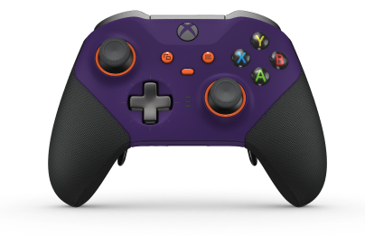 Xbox Elite Series 2 – Core vezeték nélküli kontroller - Body: Astral Purple + Rubberized Grips, D-pad: Cross, Storm Gray (Metal), Back: Astral Purple + Rubberized Grips