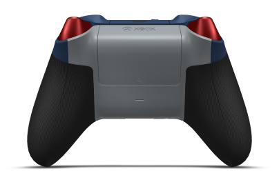 Manette sans fil Xbox - Corpo: Azul Noturno, Botões Direcionais: Oxide Red (Metallic), Manípulos Analógicos: Cinza