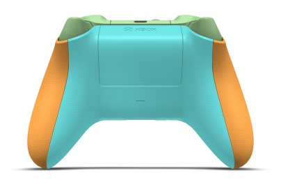 Xbox Wireless Controller - Hoveddel: Blød orange, D-blokke: Gletsjerblå, Thumbsticks: Blød grøn