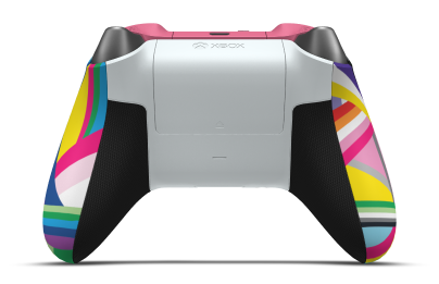 Xbox Wireless Controller - Body: Rainbow, D-Pads: Lighting Yellow, Thumbsticks: Robot White