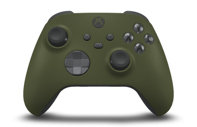 Xbox Wireless Controller - Body: Nocturnal Green, D-Pads: Storm Grey, Thumbsticks: Carbon Black
