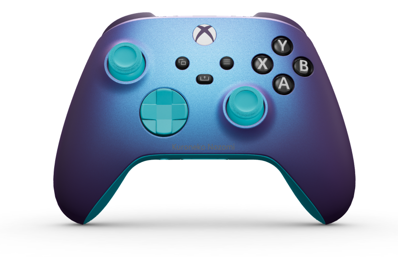 Xbox Wireless Controller - Corps: Stellar Shift, BMD: Bleu libellule, Joystick: Bleu libellule