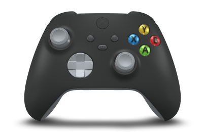 Xbox Wireless Controller - Body: Carbon Black, D-Pads: Ash Gray, Thumbsticks: Ash Gray