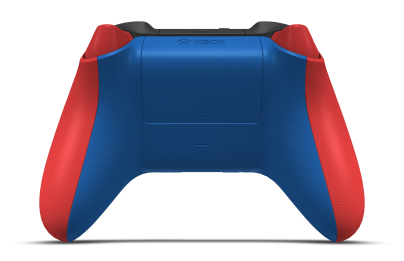 Xbox Wireless Controller - Corpo: Vermelho Forte, Botões Direcionais: Azul Choque, Manípulos Analógicos: Azul Libélula