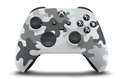 Xbox Wireless Controller - Body: Arctic Camo, D-Pads: Carbon Black, Thumbsticks: Carbon Black
