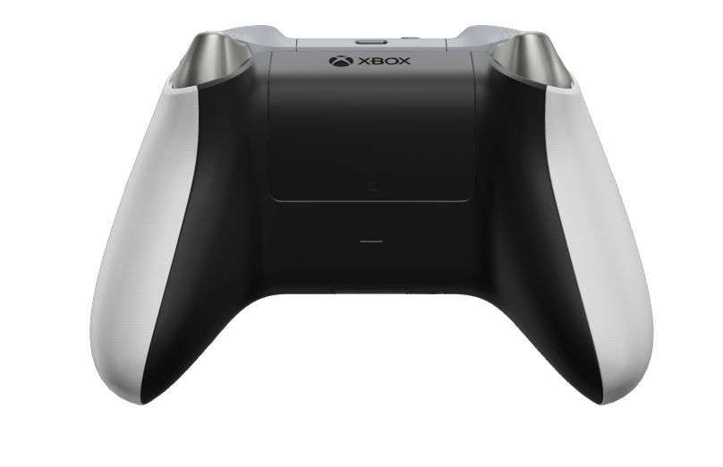 Xbox Wireless Controller - Hoofdtekst: Robotwit, D-Pads: Helder zilver (metallic), Duimsticks: Asgrijs