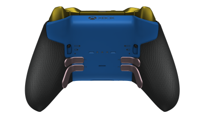 Xbox Elite Wireless Controller Series 2 - Core - Hoveddel: Soft Pink + Rubberized Grips, D-blok: Facet, Fotonblå (metal), Bagside: Shock Blue + Rubberized Grips