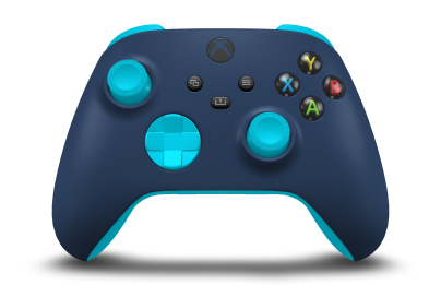 Xbox Wireless Controller - Body: Midnight Blue, D-Pads: Dragonfly Blue, Thumbsticks: Dragonfly Blue