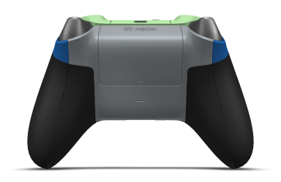 Xbox Wireless Controller - Brödtext: Chockblå, Styrknappar: Stormgrå (metallic), Styrspakar: Mjukt grönt