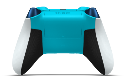 Xbox ワイヤレス コントローラー - Body: Robot White, D-Pads: Glacier Blue (Metallic), Thumbsticks: Shock Blue