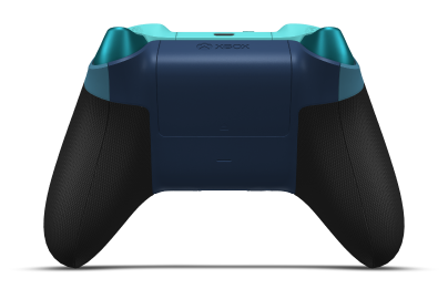 Xbox Wireless Controller - Brödtext: Mineral Camo, Styrknappar: Dragonfly Blue (metallic), Styrspakar: Glaciärblå