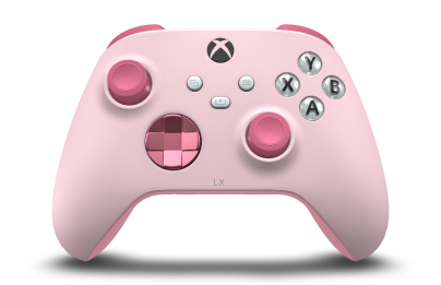 Xbox ワイヤレス コントローラー - Body: Soft Pink, D-Pads: Retro Pink (Metallic), Thumbsticks: Deep Pink