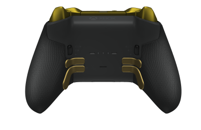 Manette sans fil Xbox Elite Series 2 - Core - Body: Carbon Black + Rubberized Grips, D-pad: Cross, Gold Matte (Metal), Back: Carbon Black + Rubberized Grips