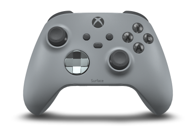 Xbox Wireless Controller - Body: Ash Gray, D-Pads: Ash Gray (Metallic), Thumbsticks: Storm Grey