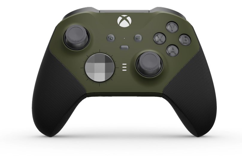 Xbox Elite Wireless Controller Series 2 - Core - Hoveddel: Nattegrøn + gummigreb, D-blok: Facetteret, grå (metal), Bagside: Nattegrøn + gummigreb