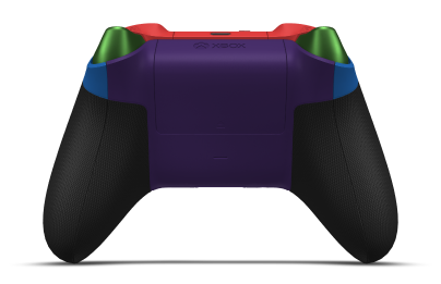 Xbox Wireless Controller - Body: Shock Blue, D-Pads: Lightning Yellow (Metallic), Thumbsticks: Zest Orange