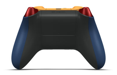 Xbox Wireless Controller - Corpo: Azul Noturno, Botões Direcionais: Amarelo Relâmpago (Metálico), Manípulos Analógicos: Vermelho Forte