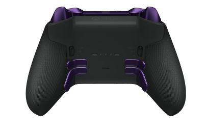 Manette sans fil Xbox Elite Series 2 - Core - Body: Astral Purple + Rubberized Grips, D-pad: Facet, Carbon Black (Metal), Back: Carbon Black + Rubberized Grips