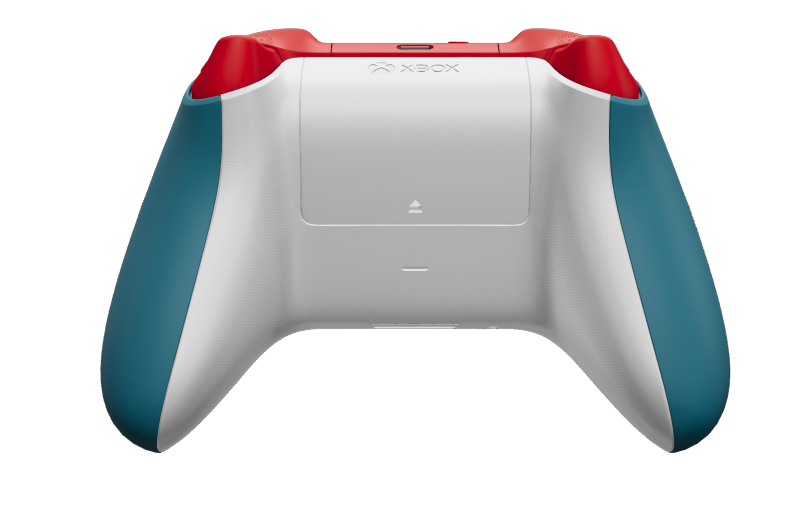 Xbox Wireless Controller - Korpus: Skalny błękit, Pady kierunkowe: Pulsująca czerwień, Drążki: Pulsująca czerwień