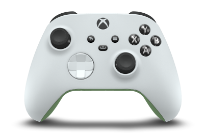 Xbox Wireless Controller - Body: Robot White, D-Pads: Robot White, Thumbsticks: Carbon Black
