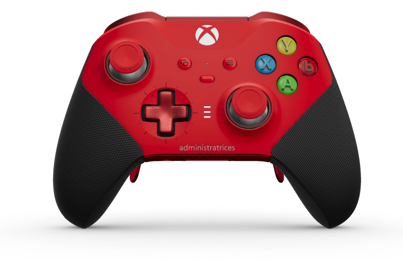 Xbox Elite Wireless Controller Series 2 - Core - Corps: Pulse Red + poignées caoutchoutées, BMD: Plus, Pulse Red (métal), Arrière: Pulse Red + poignées caoutchoutées