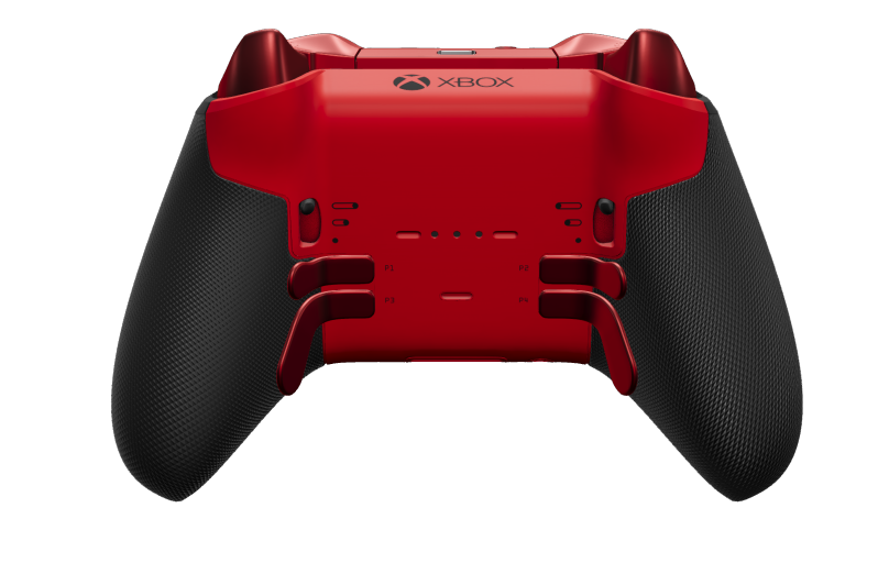 Xbox Elite Wireless Controller Series 2 - Core - Cuerpo: Rojo radiante + Agarres texturizados, Cruceta: Cruz, rojo radiante (metálico), Atrás: Rojo radiante + Agarres texturizados