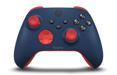 Xbox Wireless Controller - Body: Midnight Blue, D-Pads: Pulse Red, Thumbsticks: Pulse Red