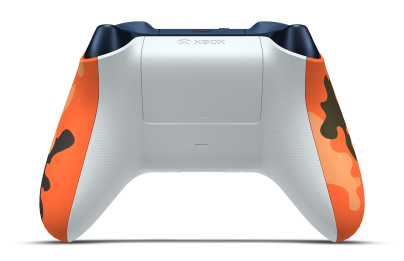 Xbox Wireless Controller - Body: Blaze Camo, D-Pads: Photon Blue (Metallic), Thumbsticks: Robot White
