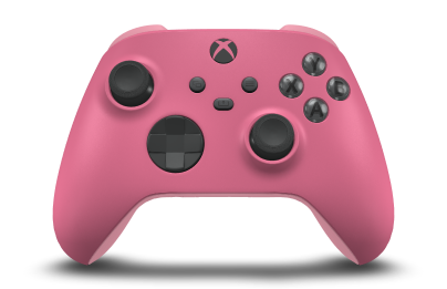 Xbox Wireless Controller - Corpo: Rosa Profundo, Botões Direcionais: Preto Carbono, Manípulos Analógicos: Preto Carbono