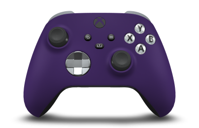 Xbox Wireless Controller - Body: Astral Purple, D-Pads: Ash Gray (Metallic), Thumbsticks: Carbon Black