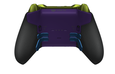 Xbox Elite Wireless Controller Series 2 - Core - Framsida: Velocity Green + gummerat grepp, Styrknapp: Kors, Astral Purple (Metall), Baksida: Astral Purple + gummerat grepp