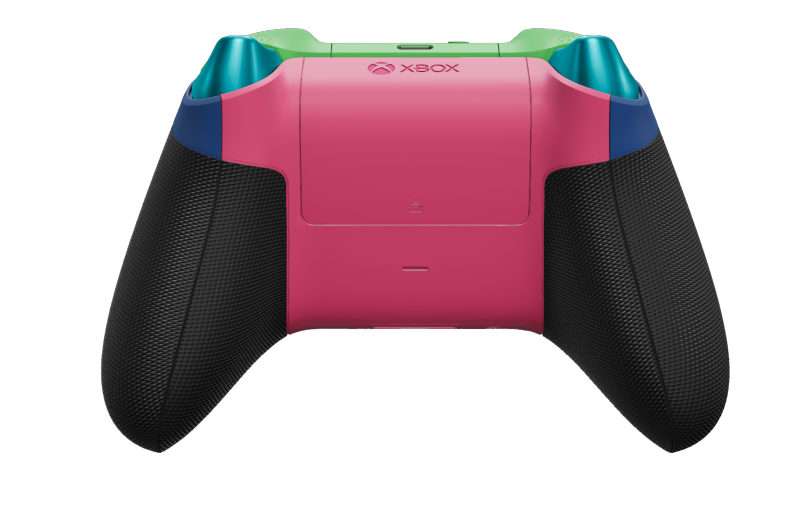 Manette sans fil Xbox - Body: Aqua Shift, D-Pads: Velocity Green, Thumbsticks: Astral Purple