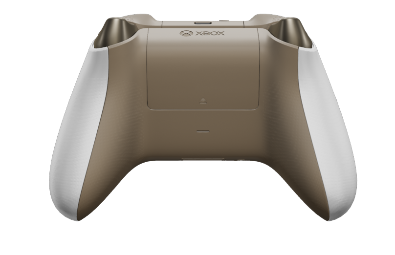 Xbox Wireless Controller - Test: Robot White, I-választók: Sivatagi barna (metál), Vezérlőkarok: Desert Tan