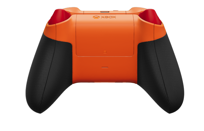 Xbox Wireless Controller - Framsida: Apelsinzest, Styrknappar: Kolsvart, Styrspakar: Kolsvart