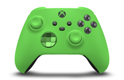 Xbox Wireless Controller - Body: Velocity Green, D-Pads: Velocity Green (Metallic), Thumbsticks: Velocity Green