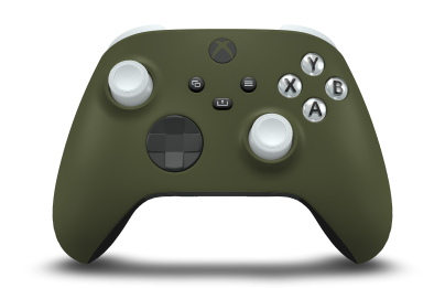Xbox Wireless Controller - Body: Nocturnal Green, D-Pads: Carbon Black, Thumbsticks: Robot White