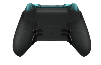 Xbox Elite ワイヤレスコントローラー シリーズ 2 - Core - Behuizing voorzijde: Carbonzwart + rubberen handvatten, D-pad: Cross, Storm Gray (Metal), Behuizing achterzijde: Carbonzwart + rubberen handvatten