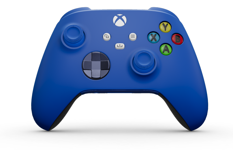 Xbox Wireless Controller - Cuerpo: Azul brillante, Crucetas: Azul nocturno (metálico), Palancas de mando: Azul brillante