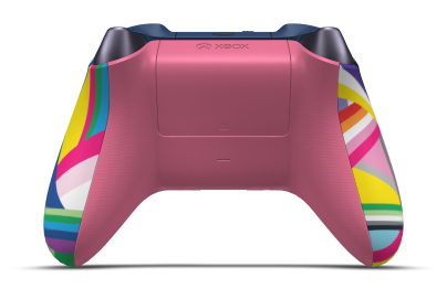 Xbox Wireless Controller - 機身: Pride, 方向鍵: 深粉紅 (金屬), 搖桿: 星雲紫