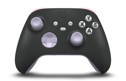 Xbox Wireless Controller - Body: Carbon Black, D-Pads: Soft Purple, Thumbsticks: Soft Purple