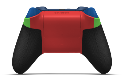 Xbox Wireless Controller - Body: Velocity Green, D-Pads: Pulse Red, Thumbsticks: Shock Blue