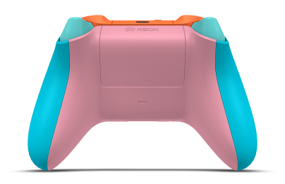 Xbox Wireless Controller - Korpus: Opalizujący błękit, Pady kierunkowe: Delikatny pomarańczowy, Drążki: Pulsująca czerwień